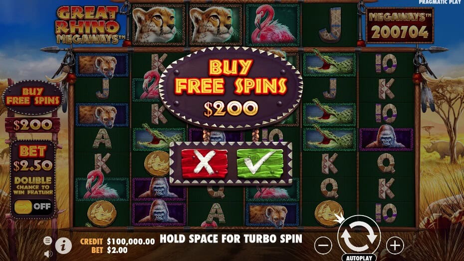 Petualangan Savana Penuh Kilau Seru di Great Rhino Megaways