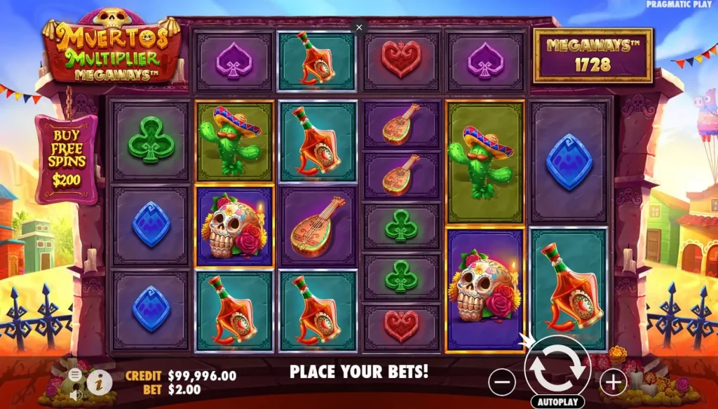 Festival Kematian Penuh Kejutan Muertos Multiplier Megaways